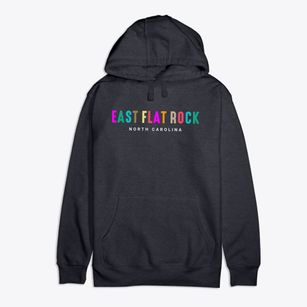 East Flat Rock North Carolina Color Pop Premium Cotton Hoodie