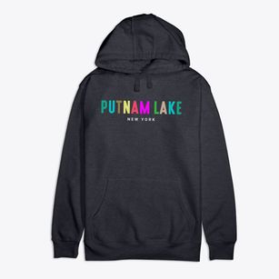 Putnam Lake New York Color Pop Premium Cotton Hoodie