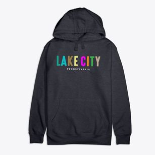 Lake City Pennsylvania Color Pop Premium Cotton Hoodie