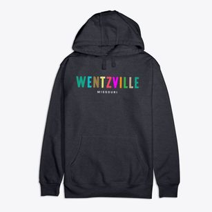 Wentzville Missouri Color Pop Premium Cotton Hoodie