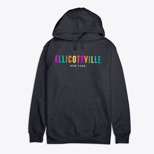 Ellicottville New York Color Pop Premium Cotton Hoodie