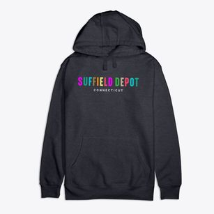Suffield Depot Connecticut Color Pop Premium Cotton Hoodie