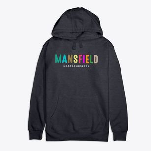 Mansfield Massachusetts Color Pop Premium Cotton Hoodie