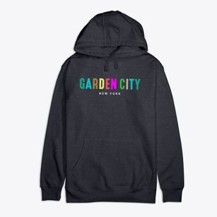 Garden City New York Color Pop Premium Cotton Hoodie