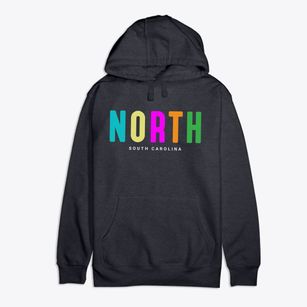 North South Carolina Color Pop Premium Cotton Hoodie