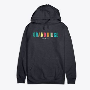 Grand Ridge Illinois Color Pop Premium Cotton Hoodie