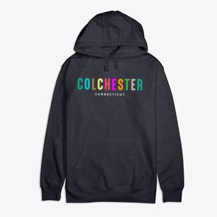 Colchester Connecticut Color Pop Premium Cotton Hoodie