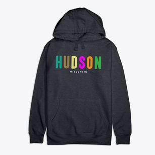 Hudson Wisconsin Color Pop Premium Cotton Hoodie