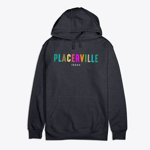 Placerville Idaho Color Pop Premium Cotton Hoodie