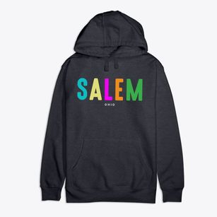 Salem Ohio Color Pop Premium Cotton Hoodie