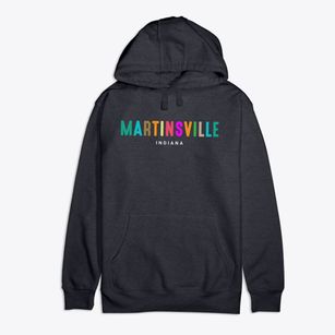 Martinsville Indiana Color Pop Premium Cotton Hoodie