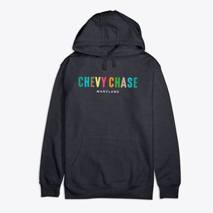 Chevy Chase Maryland Color Pop Premium Cotton Hoodie