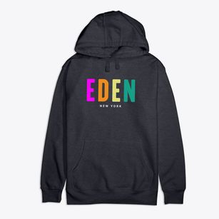 Eden New York Color Pop Premium Cotton Hoodie