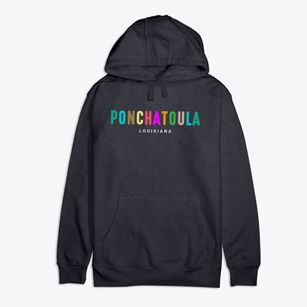 Ponchatoula Louisiana Color Pop Premium Cotton Hoodie