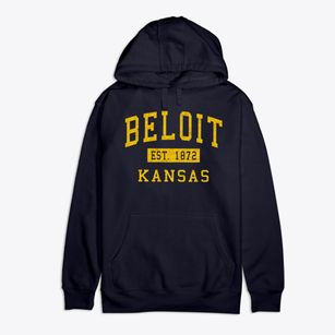 Beloit Kansas Classic Established Premium Cotton Hoodie