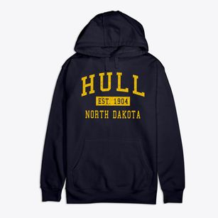 Hull North Dakota Classic Established Premium Cotton Hoodie