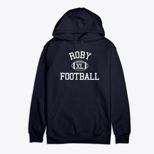 Roby School Classic Football Premium Cotton Hoodie