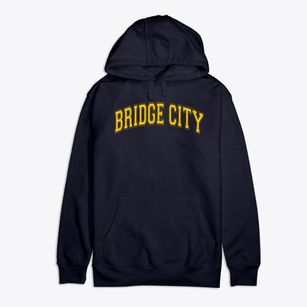 Bridge City High School Varsity Arch Premium Cotton Hoodie
