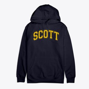 Scott Elementary School Varsity Arch Premium Cotton Hoodie