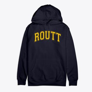 Routt Catholic High School Varsity Arch Premium Cotton Hoodie