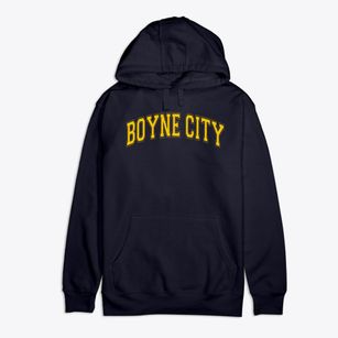 Boyne City High School Varsity Arch Premium Cotton Hoodie