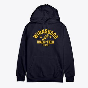 Winnsboro Junior High School Track and Field Premium Cotton Hoodie