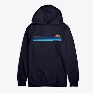 Sellersburg Indiana Water View Premium Cotton Hoodie