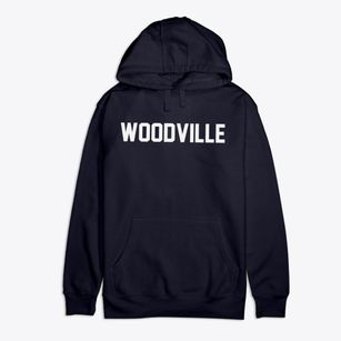 Woodville Alabama Classic Block Premium Cotton Hoodie