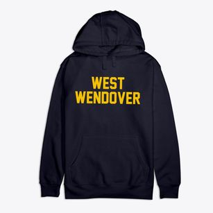 West Wendover Nevada Classic Block Premium Cotton Hoodie