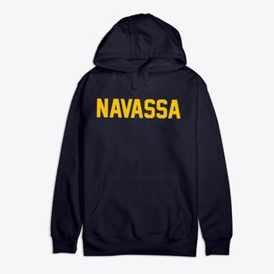 Navassa North Carolina Classic Block Premium Cotton Hoodie