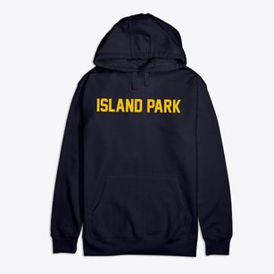 Island Park Idaho Classic Block Premium Cotton Hoodie