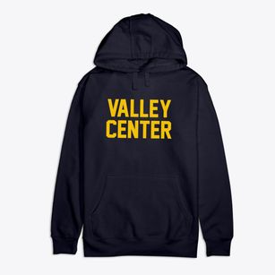 Valley Center California Classic Block Premium Cotton Hoodie