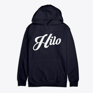 Hilo Hawaii Vintage Team Premium Cotton Hoodie