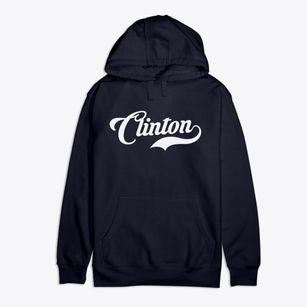 Clinton Iowa Vintage Team Premium Cotton Hoodie