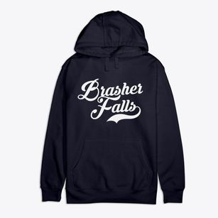 Brasher Falls New York Vintage Team Premium Cotton Hoodie