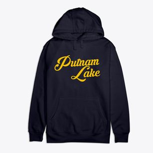 Putnam Lake New York Vintage Team Premium Cotton Hoodie