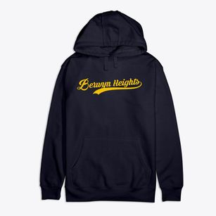 Berwyn Heights Maryland Vintage Team Premium Cotton Hoodie