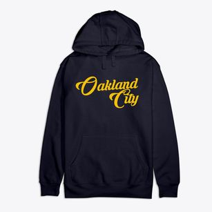 Oakland City Indiana Vintage Team Premium Cotton Hoodie