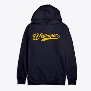 Wellington Wisconsin Vintage Team Premium Cotton Hoodie