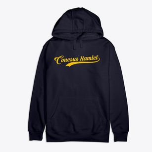 Conesus Hamlet New York Vintage Team Premium Cotton Hoodie