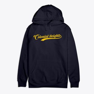 Colonial Heights Virginia Vintage Team Premium Cotton Hoodie