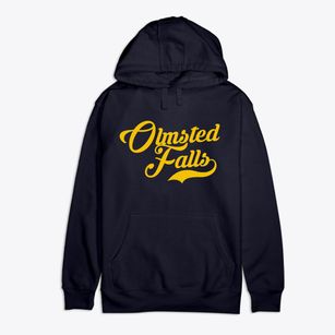 Olmsted Falls Ohio Vintage Team Premium Cotton Hoodie