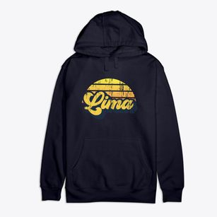 Lima New York Sublime Sunset Premium Cotton Hoodie
