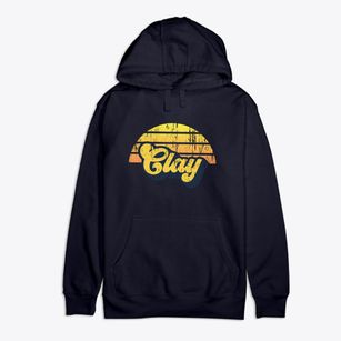 Clay California Sublime Sunset Premium Cotton Hoodie