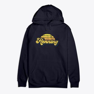 Henning Illinois Sublime Sunset Premium Cotton Hoodie