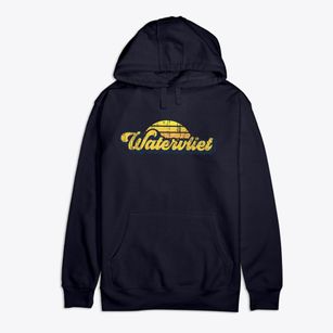 Watervliet New York Sublime Sunset Premium Cotton Hoodie