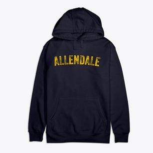 Allendale Illinois Timeless Retro Premium Cotton Hoodie