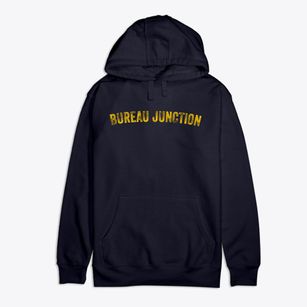 Bureau Junction Illinois Timeless Retro Premium Cotton Hoodie