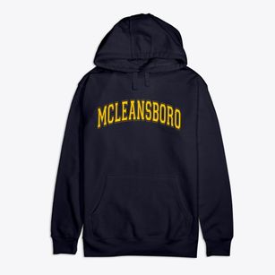 Mcleansboro Illinois Varsity Premium Cotton Hoodie