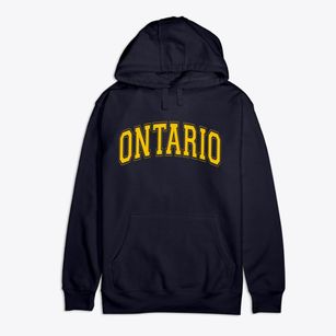 Ontario Oregon Varsity Premium Cotton Hoodie